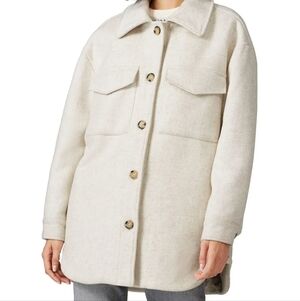 Line & Dot Drew Wool Blend Shirt Jacket